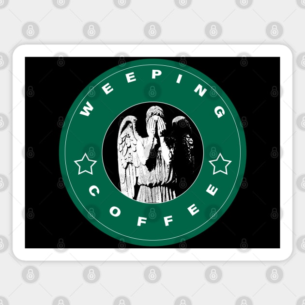 Weeping Angel Coffee Magnet by Gallifrey1995